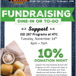 Texas Roadhouse supports HTC Programs at District 287